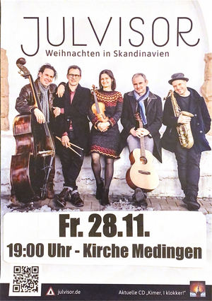 Veranstaltungsplakat von Julvisor