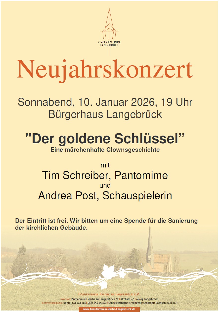 Plakat Neujahrskonzert